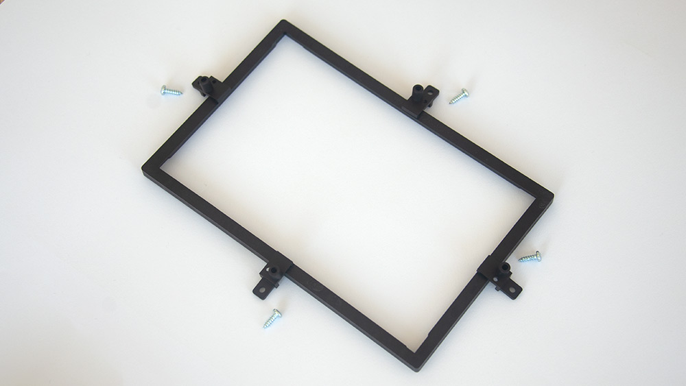 cornice di fissaggio display