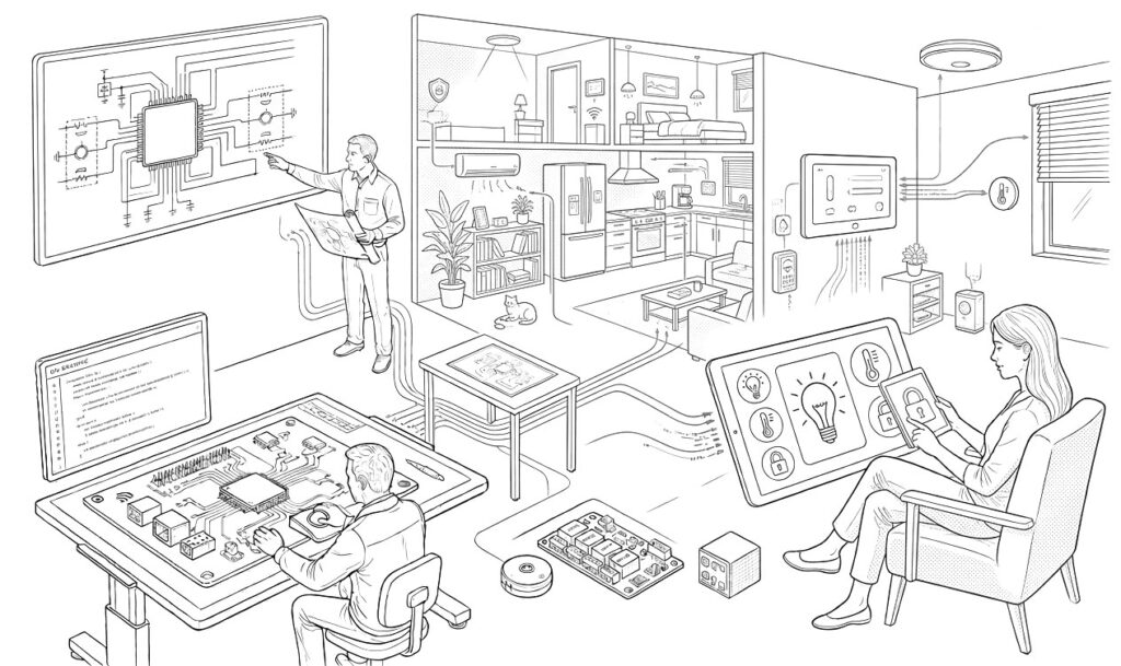 Progettazione elettronica e IoT per la domotica